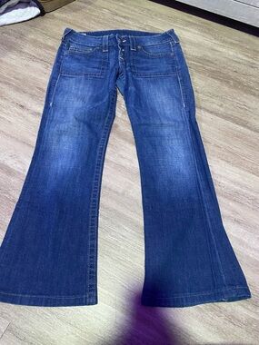 True Religion Indigo Flare Jeans Y2K